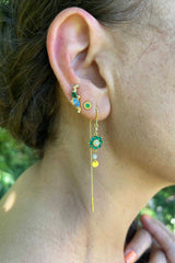 Nuni Copenhagen Ramona-Stud Earring Green