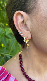 Nuni Copenhagen Winnie-Hoops Earring Off-White