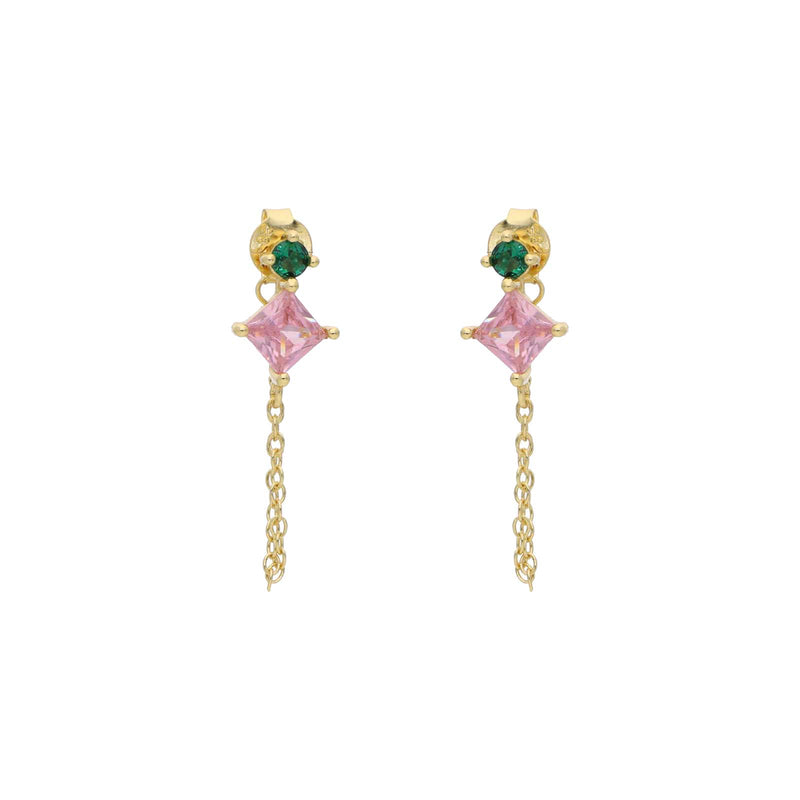 Nuni Copenhagen Alexia Earring Pink-Green