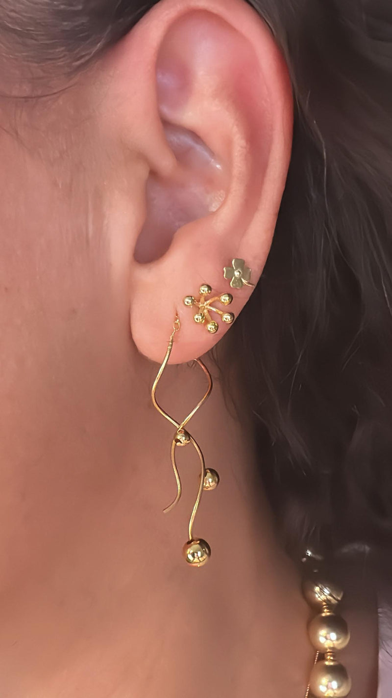 Nuni Copenhagen Angelina-Small Gold Earring Gold