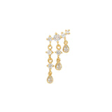 Nuni Copenhagen Birdie-Left Earring White