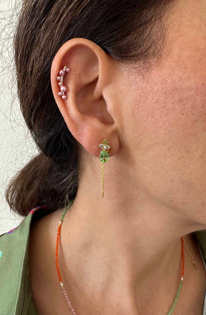 Nuni Copenhagen Evita Earring Green Dream