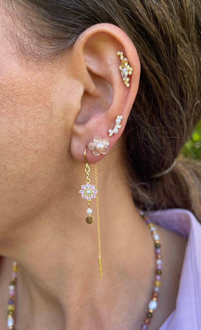 Nuni Copenhagen Flora Earring Pink