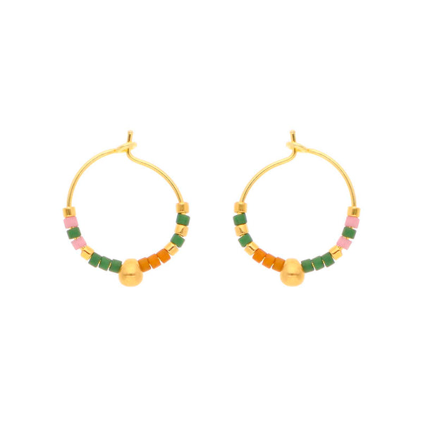 Nuni Copenhagen Heidi Earring Green Multi