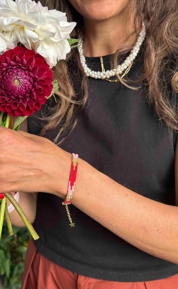 Nuni Copenhagen Monika Bracelet Red