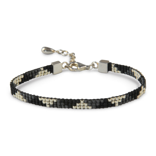 Nuni Copenhagen Nancy Bracelet Black/Silver