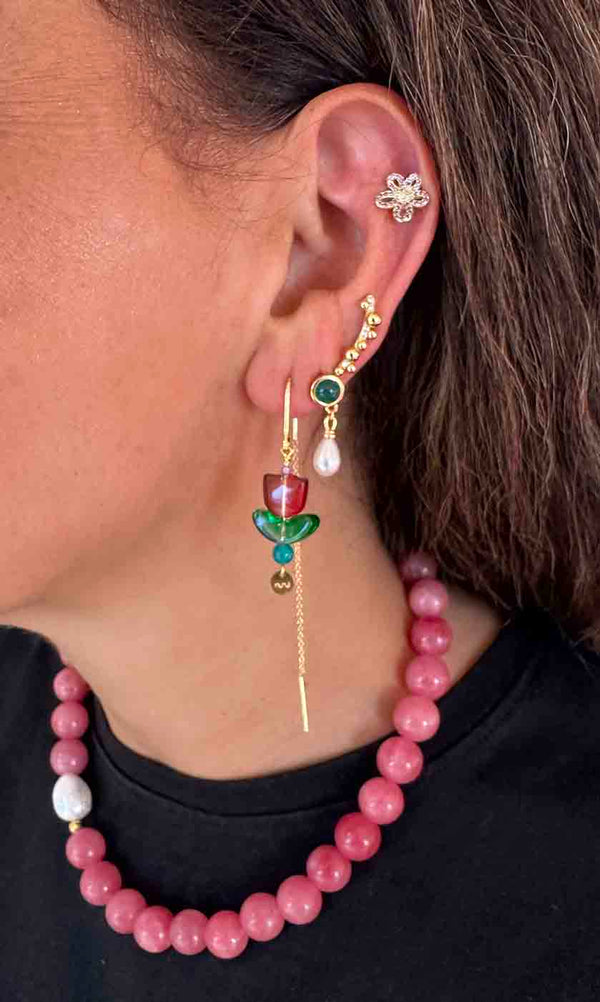 Nuni Copenhagen Nova Earring Red