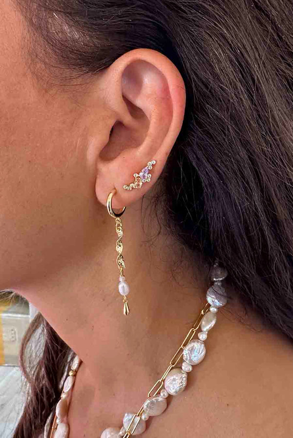 Nuni Copenhagen Penny Earring Champagne