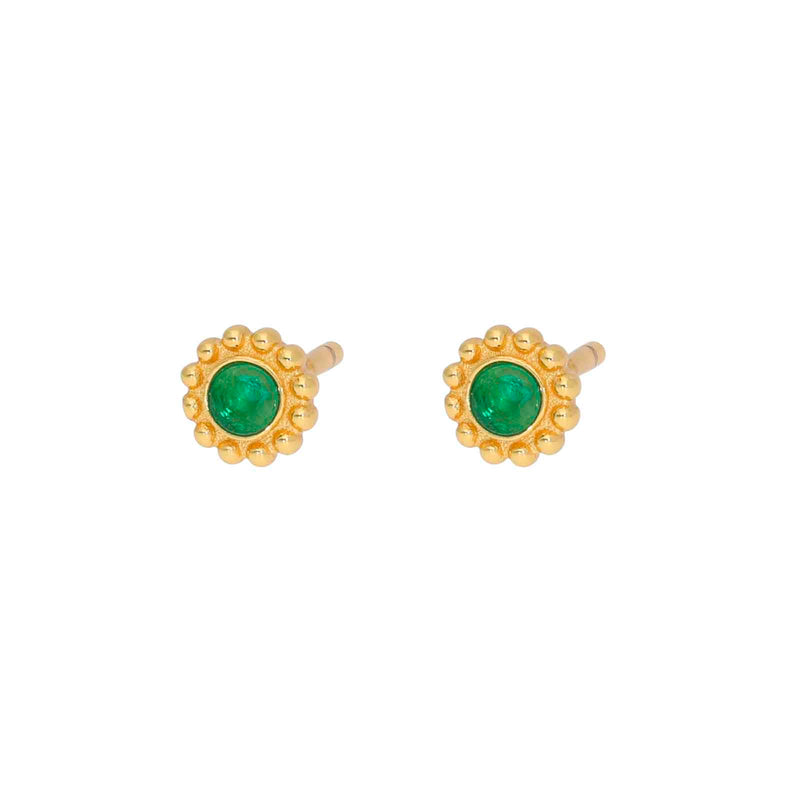 Nuni Copenhagen Ramona-Stud Earring Green