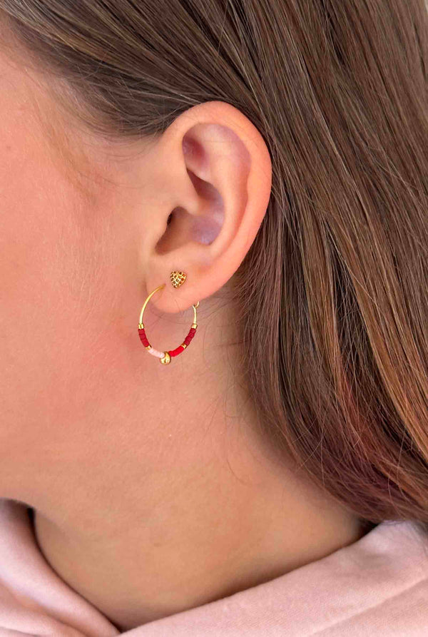 Nuni Copenhagen Regitze Earring Red