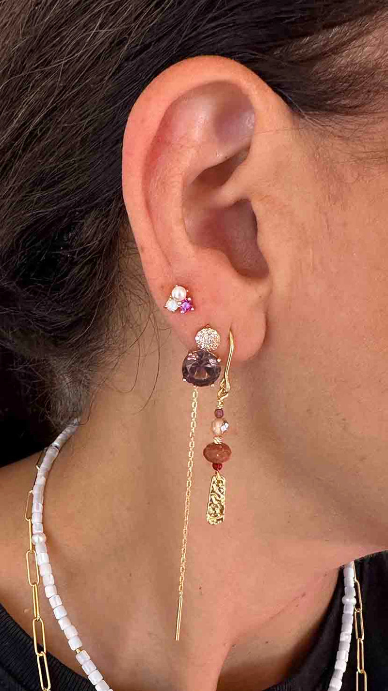 Nuni Copenhagen Rosie Earring Pink Crush