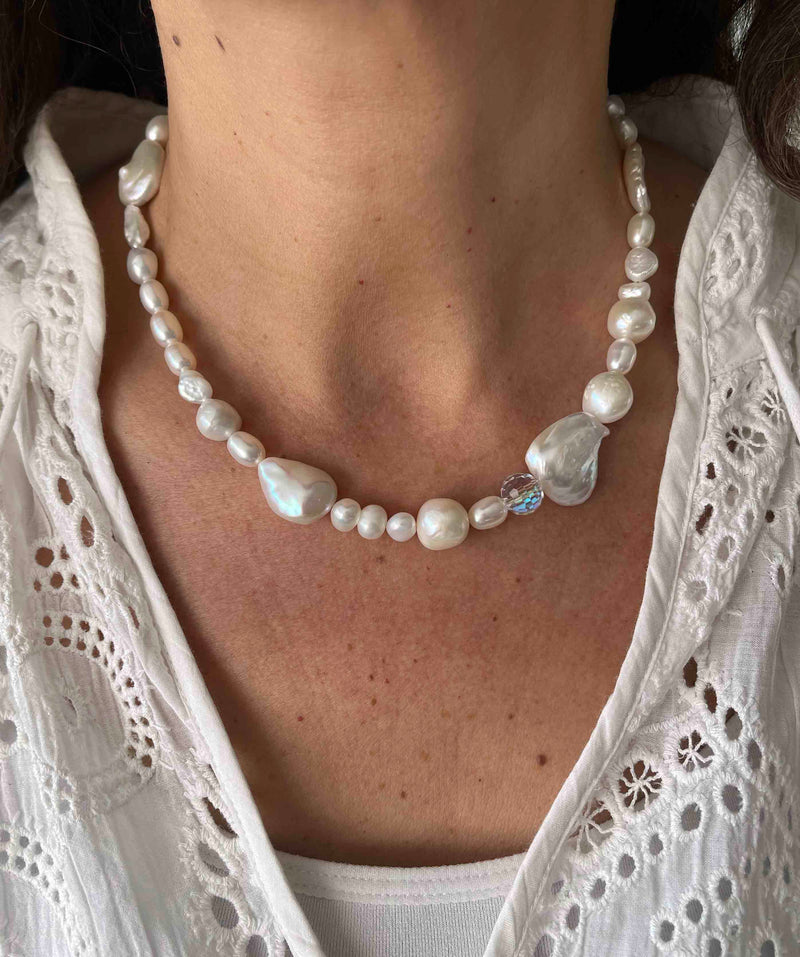 Nuni Copenhagen Saga Necklace Pearl