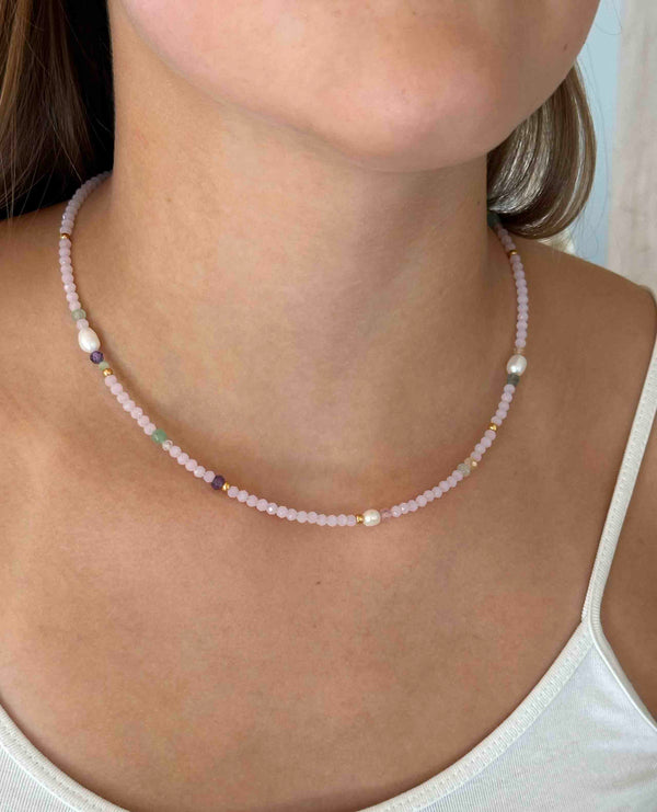 Nuni Copenhagen Sassie Necklace Light Pink