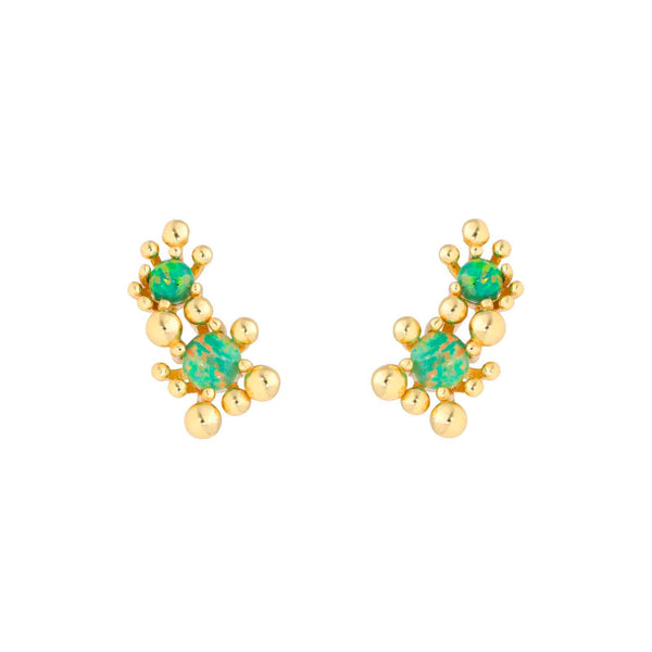 Nuni Copenhagen Winnie-Duo Earring Green