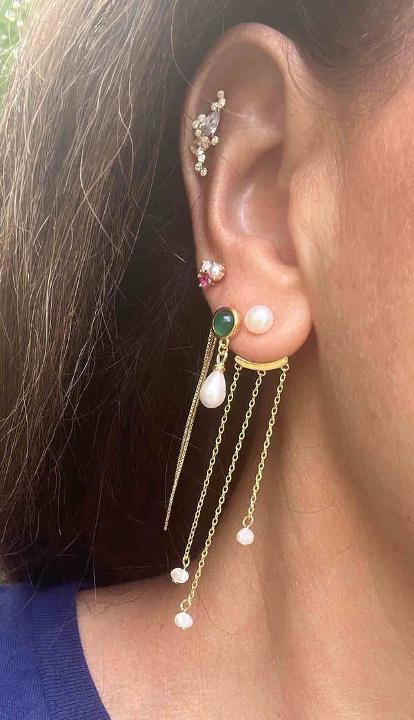 Nuni Copenhagen Zelda Earring Green