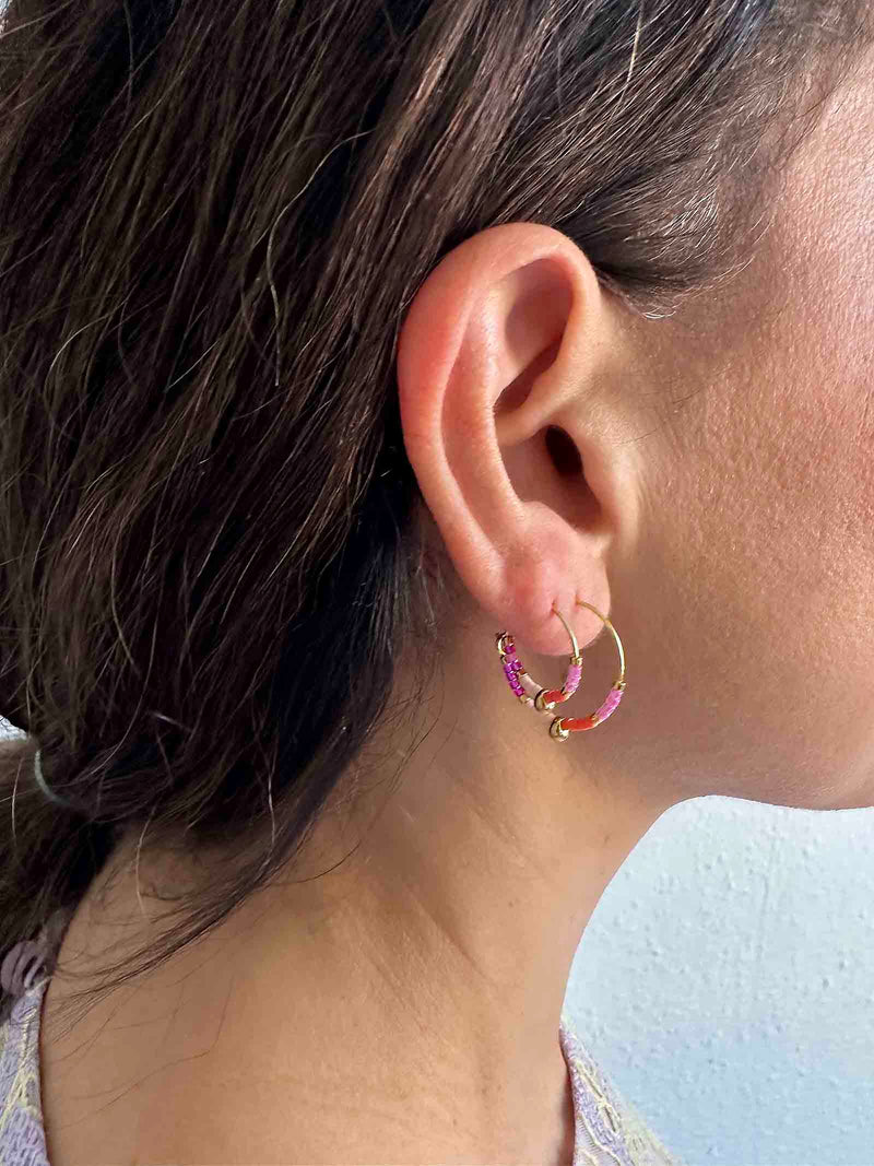 Nuni Copenhagen Regitze Earring Coral Love